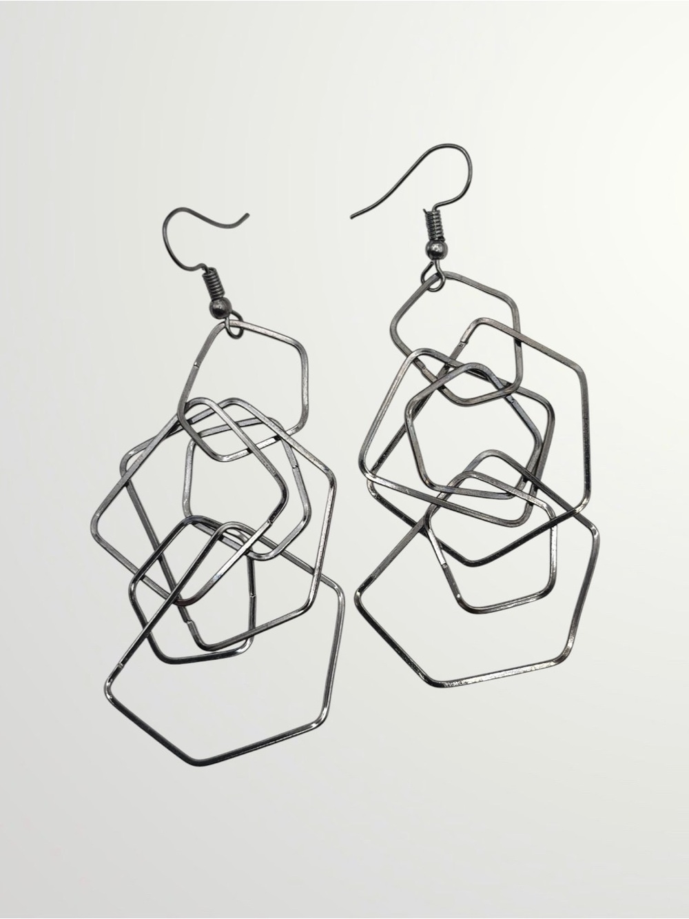 Metal Geometric Earrings